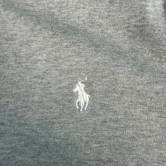 Polo Ralph Lauren Mens XL Heather Gray Full Double Zip Up Track Jacket - Picture 10 of 13